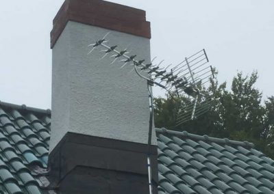 Chimney after reducing