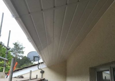 Under soffit completed