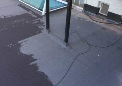 Dome roof light fitted