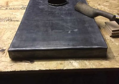 Making lead tray