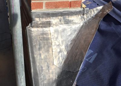 Lead dressing on roof