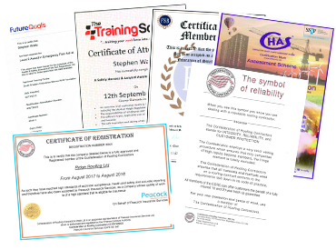 Certificates