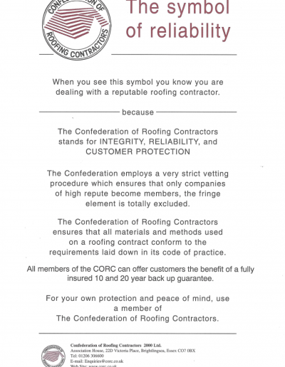 Confederation of Roofing Contractors