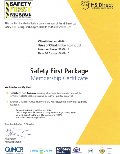 Safety First Package